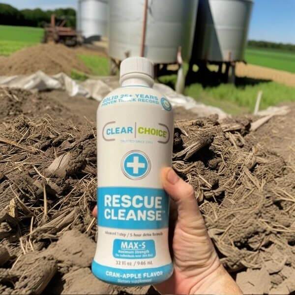 Holding Rescue Cleanse detox drink for drug test in my hand