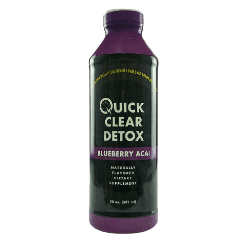 Quick Clear detox drink bottle
